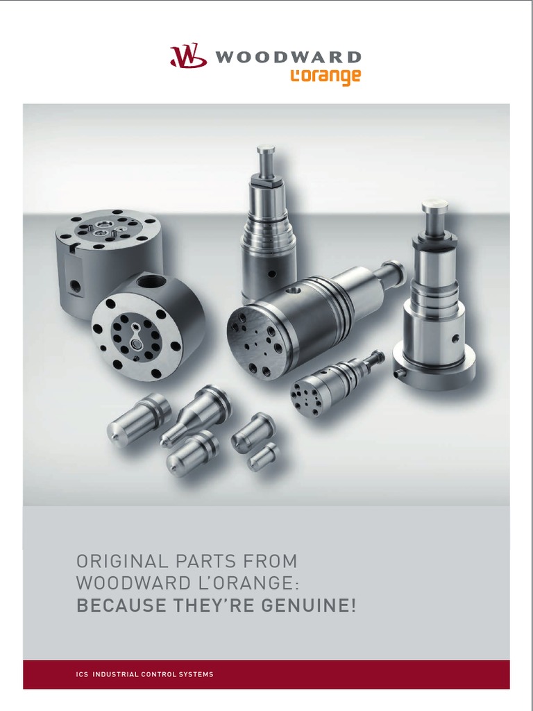 Original Parts From Woodward L'Orange Because They'Re Genuine! PDF