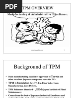 TPM Overview: Manufacturing & Administrative Excellence