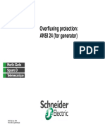 Overfluxing Protection: ANSI 24 (For Generator) : P&EC/T&i/ Nov. 2006 Plan - ANSI 24 - Generator