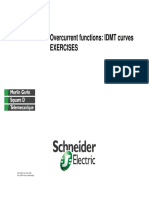Overcurrent Functions: IDMT Curves Exercises