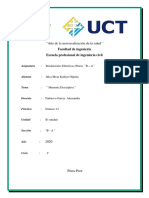 Práctica, Memoria Descriptiva