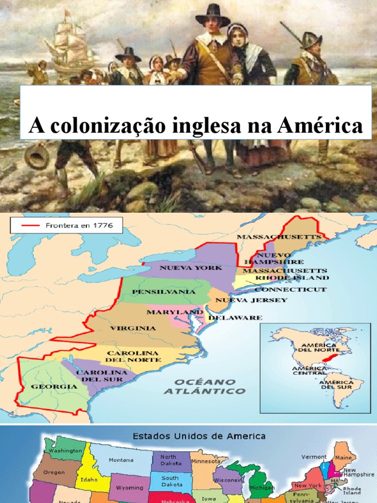 A Colonização Inglesa Na América | PDF