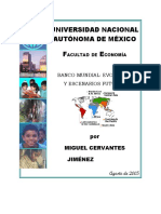 Miguel Cervantes Jimenez - Banco Mundial Evolucion y Esecenarios Futuros