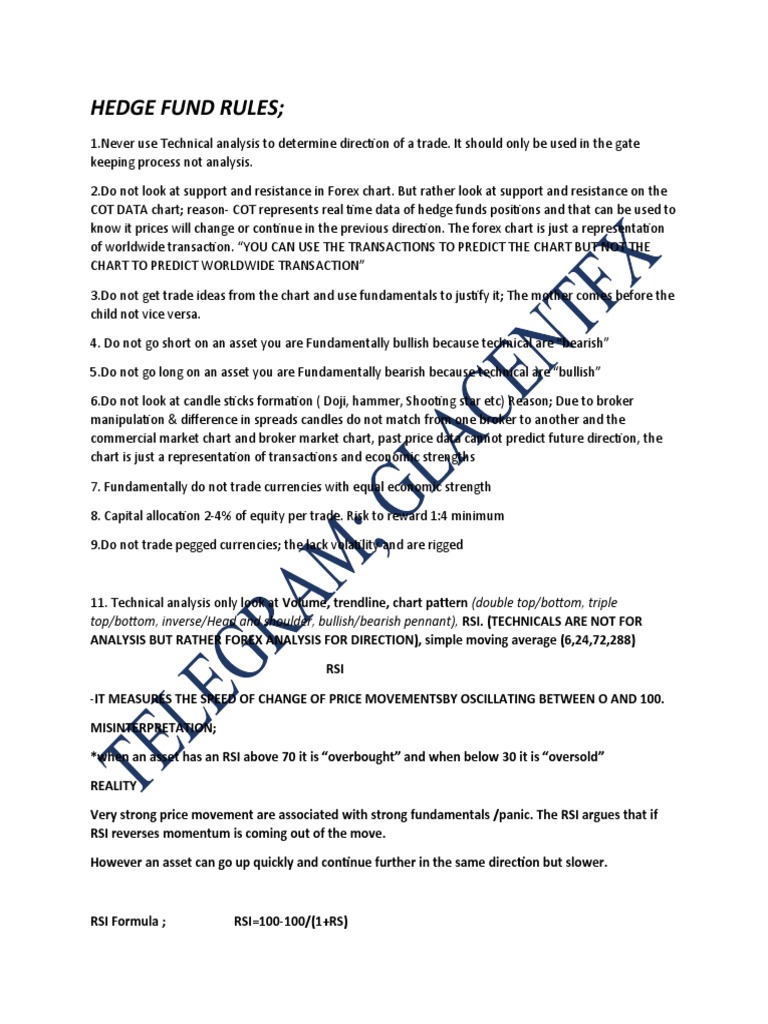 Hedge Fund Rules – Regulatory Reporting Requirements for Hedge Funds ...