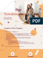 Family Day Newsletter by Slidesgo