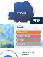 Pygame: Introducción al framework para crear videojuegos en 2D