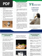 folleto de la gestante