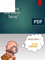 Greetings and Leave Taking