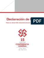 Lima Declaration ONUDI