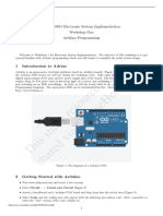 This Study Resource Was: ELEN30031 Electronic System Implementation Workshop One Arduino Programming