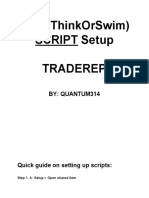 TOS (ThinkOrSwim) SCRIPT Setup