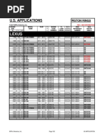 Lexus: U.S. Applications