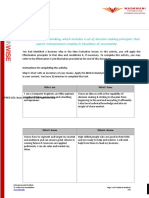 Independent Activity:: Effectuation Is A Way of Thinking, Which Includes A Set of Decision Making Principles That