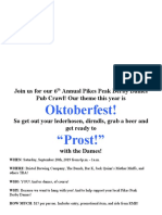 Join Pikes Peak Derby Dames for Oktoberfest Pub Crawl