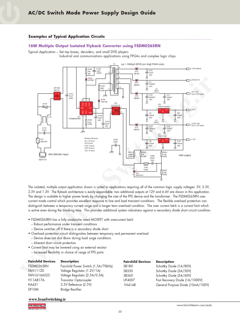 WWW Iranswitching.Ir Ac/Dc Switch Mode Power Supply Design Guide PDF Diode Power Supply