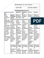 Auto Evaluacion y Cuadro