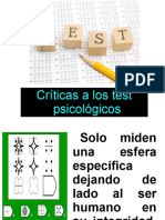 Criticas A Los Test Ps