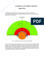Obstacle Avoidance Via Bubble Rebound Algorithm