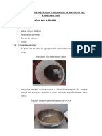 Ensayo de Peso Específico y Porcentaje de Absorcio Del Agregado Fino