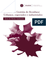 Técnico en Gestión de Residuos Urbanos, Especiales e industriales-EUDE