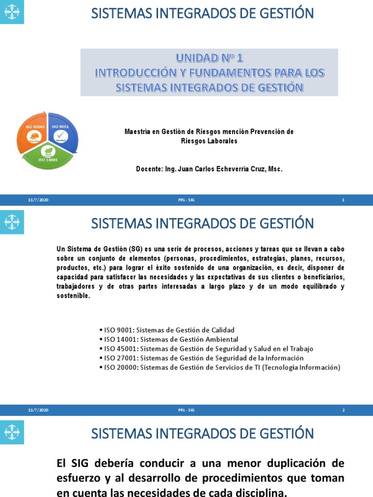 Sistemas Integrados de Gestión - Unidad 1 PDF | PDF | Sistema de ...