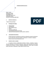 Ejemplo de Informe Neuropsicologico