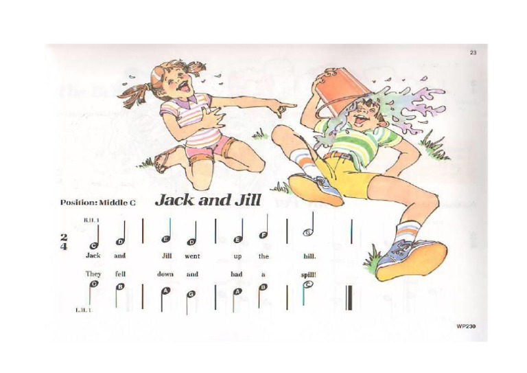 Jack and Jill Piano Notes PDF PDF