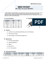 MME70R380P: 700V 0.38 N-Channel MOSFET