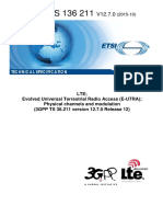 TS 36.211 LTE Physical Channels and Modulation