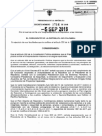 Decreto 1714 Del 05 de Septiembre de 2018 - Funciones de La Vicepresidente