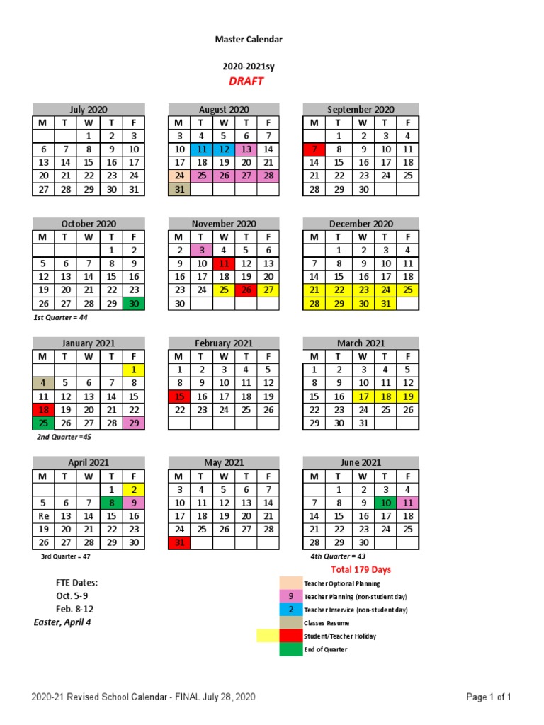 St. Johns County School Year Calendar | PDF | Liturgical Calendar