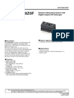 Optical Distance Sensor - GP2Y0D810Z0F Gp2y0d810z - e PDF
