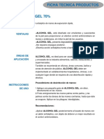 Ficha Tecnica Alcohol - Gel PDF
