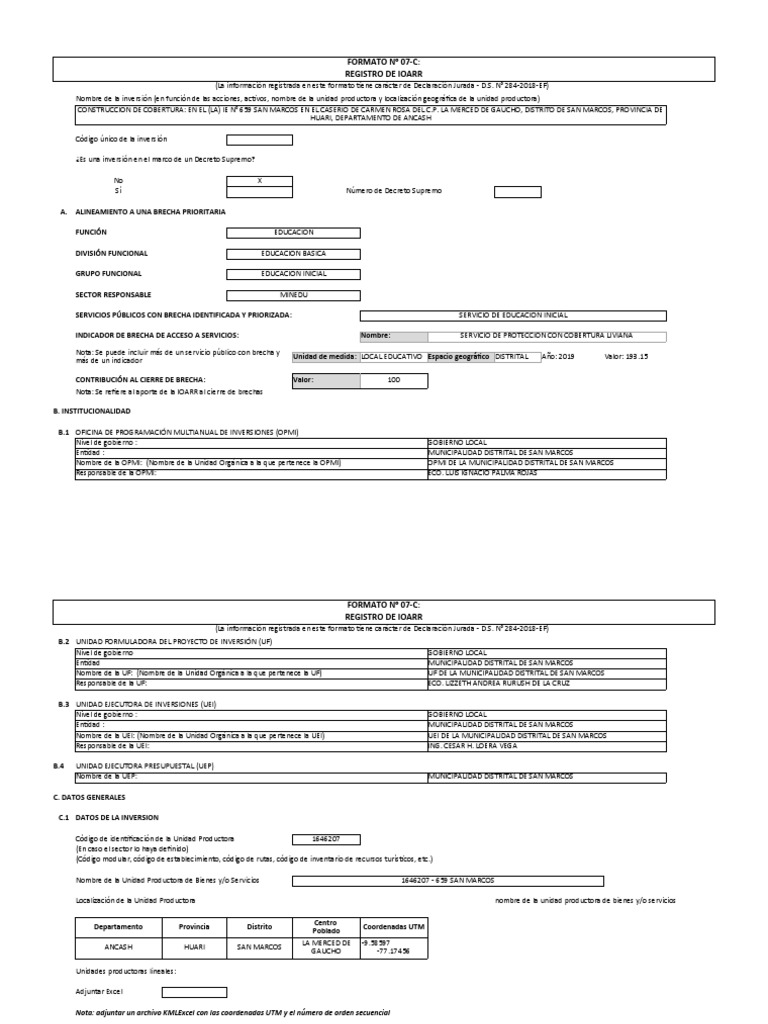 Formato 7C | PDF | Business