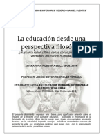 La educacion desde una perspectiva filosofica. por Buenrostro