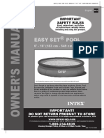 Easy Set® Pool: Important Safety Rules