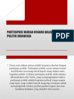 Partisipasi Warga Negara Dalam Sistem Politik Indonesia