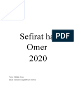Sefirat Ha Omer 2020