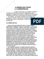 O homem e a queda das taxas hormonais - Andropausa - José Carlos Brasil Peixoto - homeopatia