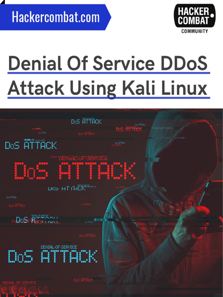 DDoS Attack Techniques with Kali Linux | PDF | Denial Of Service Attack ...