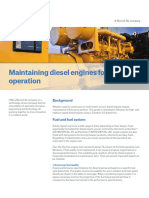 Maintaining Diesel Engines For Reliable Operation: Background