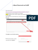 How To Reset Password On SADP 20191124 PDF