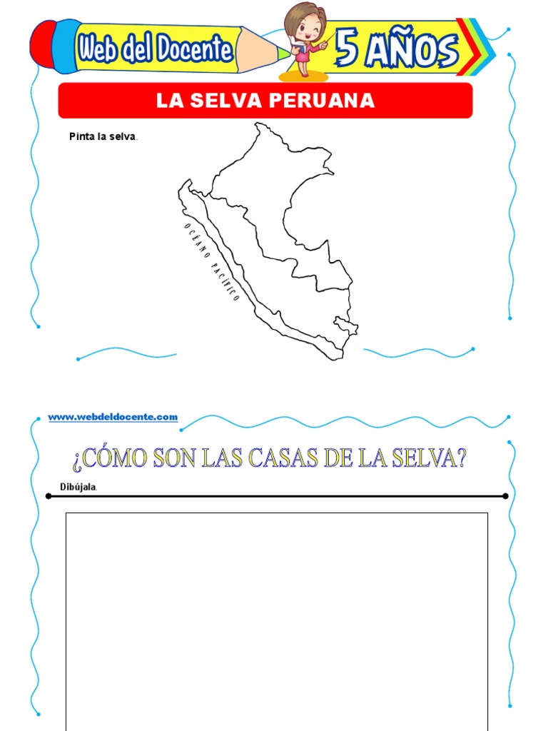 La Selva Peruana para Niños de 5 Años | PDF