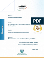 Actividad 2 Responsabilidad de Los Servidores Públicos y Del Estado PDF