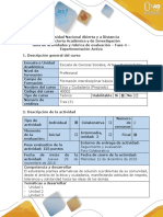 Guía de actividades y rúbrica de evaluación - Fase 4 - Experimentación Activa.pdf