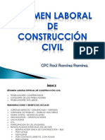 Regimen de Construccion Civil