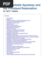 The Inevitable Apostasy and The Promised Restoration by Tad R ...