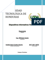 Informe  Dispositivos Informativos Visuales IMELDA COELLO