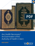 Are Hadith Necessary - An Examination of The Authority of Hadith in Islam PDF