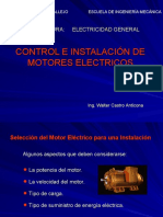 Control e Instalación de Motores Elect
